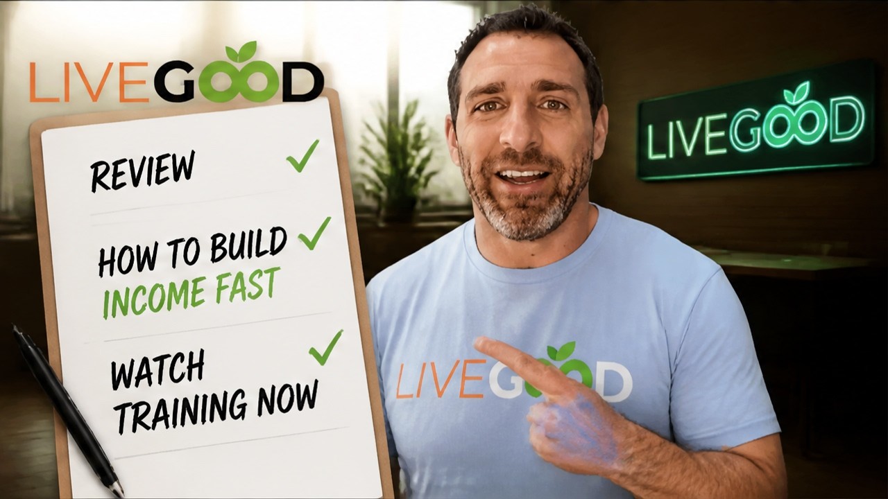 Обзор LIVEGOOD: как быстро создать доход, смотрите обучение прямо сейчас