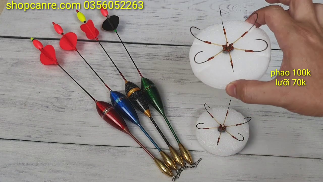 Phao lưỡi câu lục câu gần, phao lưỡi lục cơ bản cho người mới câu