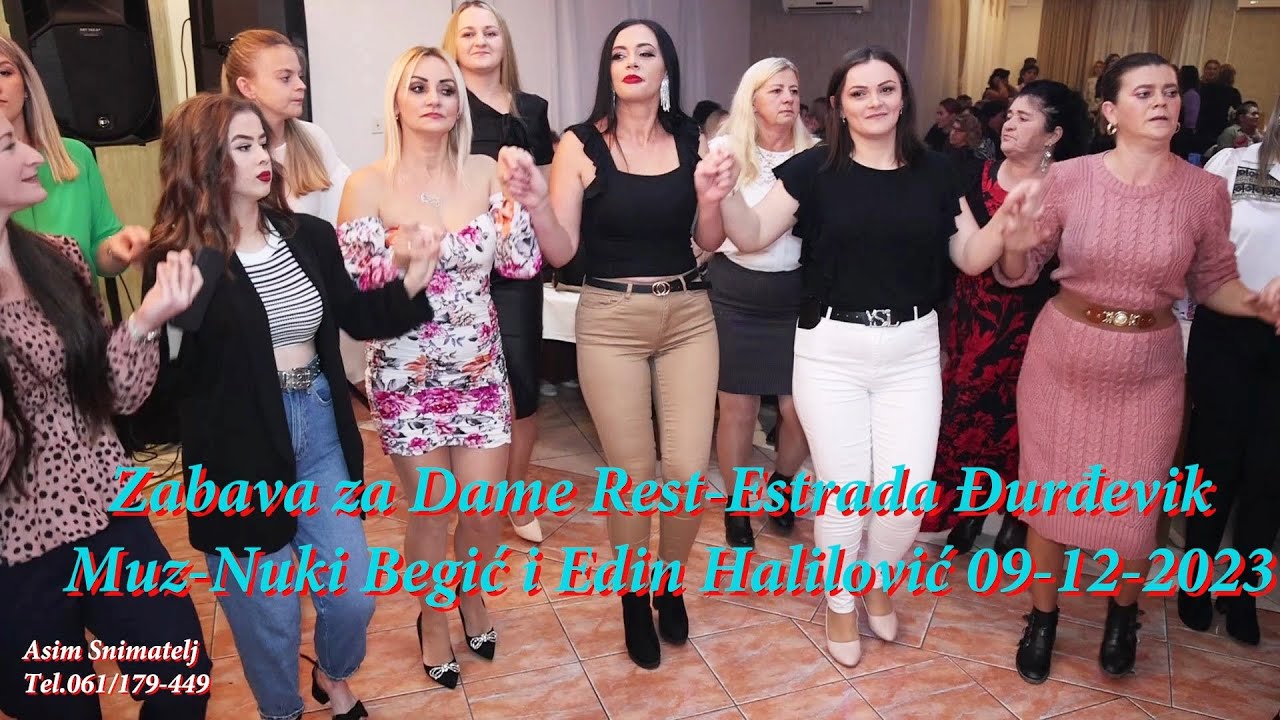 Zabava Za Dame Rest-Estrada Đurđevik (1)-dio 09 12 2024 Nuki Begić i Edo Halilović Asim Snimatelj