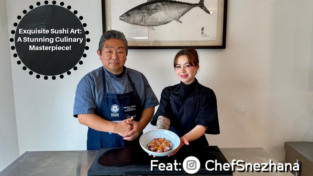 Exquisite Sushi Art: A Stunning Culinary Masterpiece! FEAT: Chef Snezhana Briukhanova