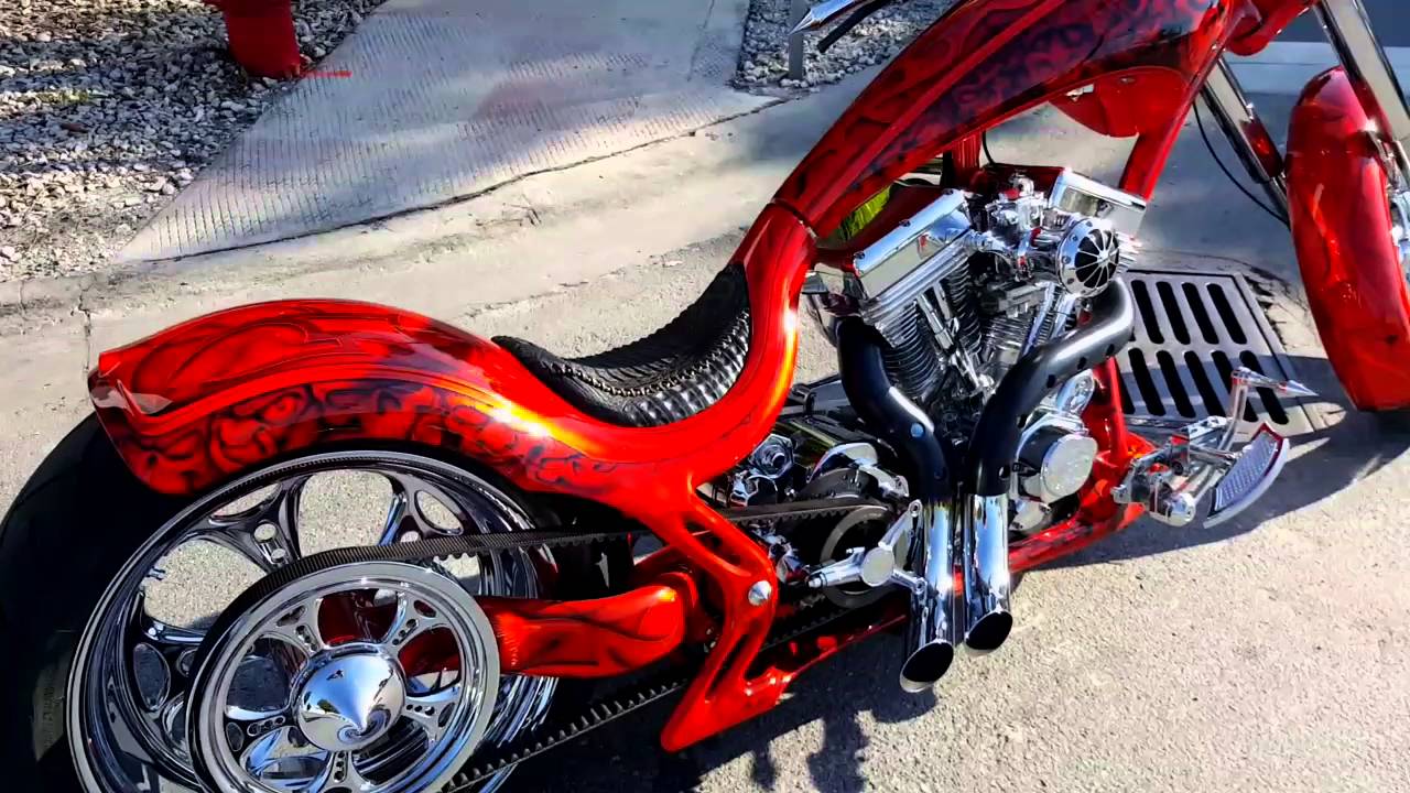Booooom Eddie Trotta Single-sided softail chopper, 300mm rear tire, 23