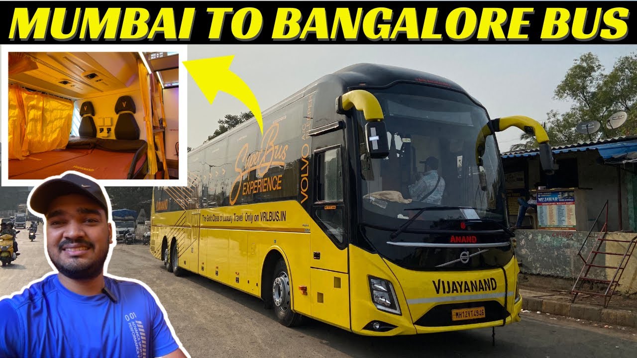 Mumbai to Bangalore in VRL Brand New Luxurious Volvo 9600s | VIJAYANAND TRAVELS 9600 | in Hindi