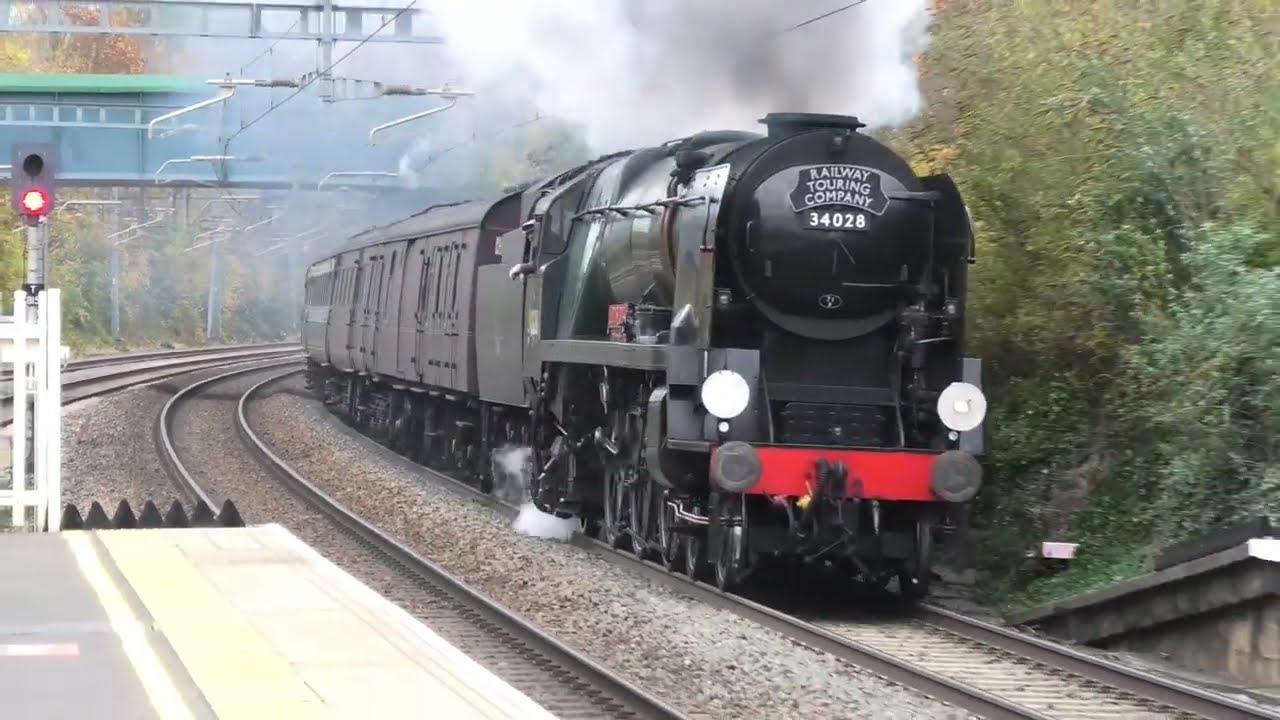 Railtours on 1st November 2025! (ft. 7029 Clun Castle, 34028 Eddystone, 37240 and 67024!)