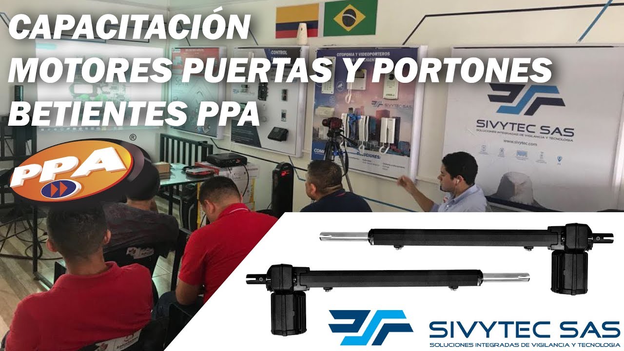 Capacitación | Motores Puertas Batientes PPA | Sivytec SAS