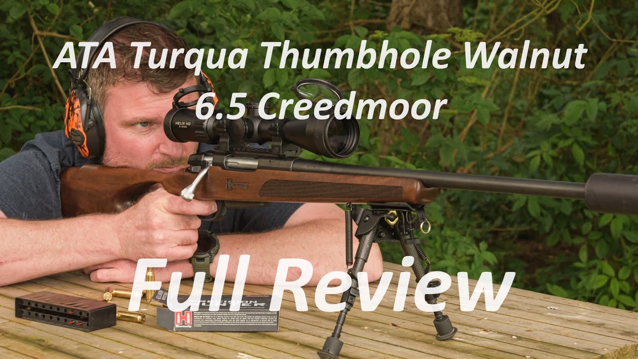 ATA Turqua Walnut Thumbhole, 6.5 Creedmoor, полный обзор невероятно мощной и недорогой винтовки, ...