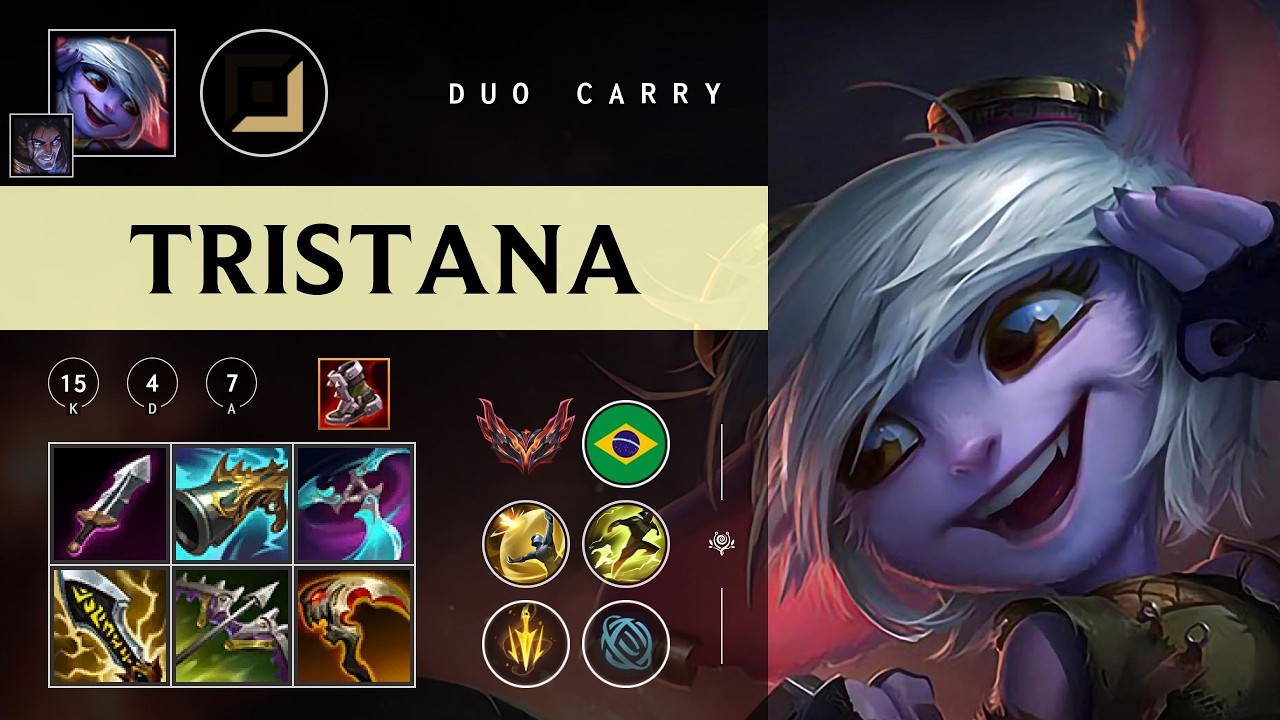 Tristana ADC vs Ezreal - BR Grandmaster Patch 26.03