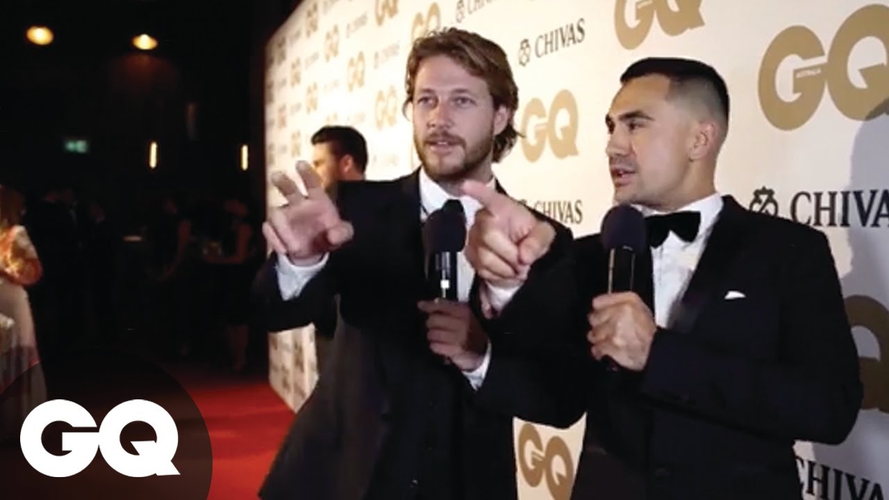 Luke Bracey Gets Sport Sad At The Men Of The Year Awards | Red Carpet |GQ