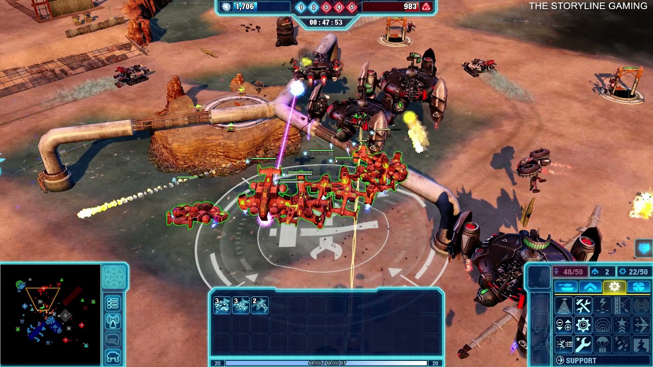 Command & Conquer 4: Tiberian Twilight - 5v5 Skirmish BRUTAL - Danger in Utopia - Gameplay PC