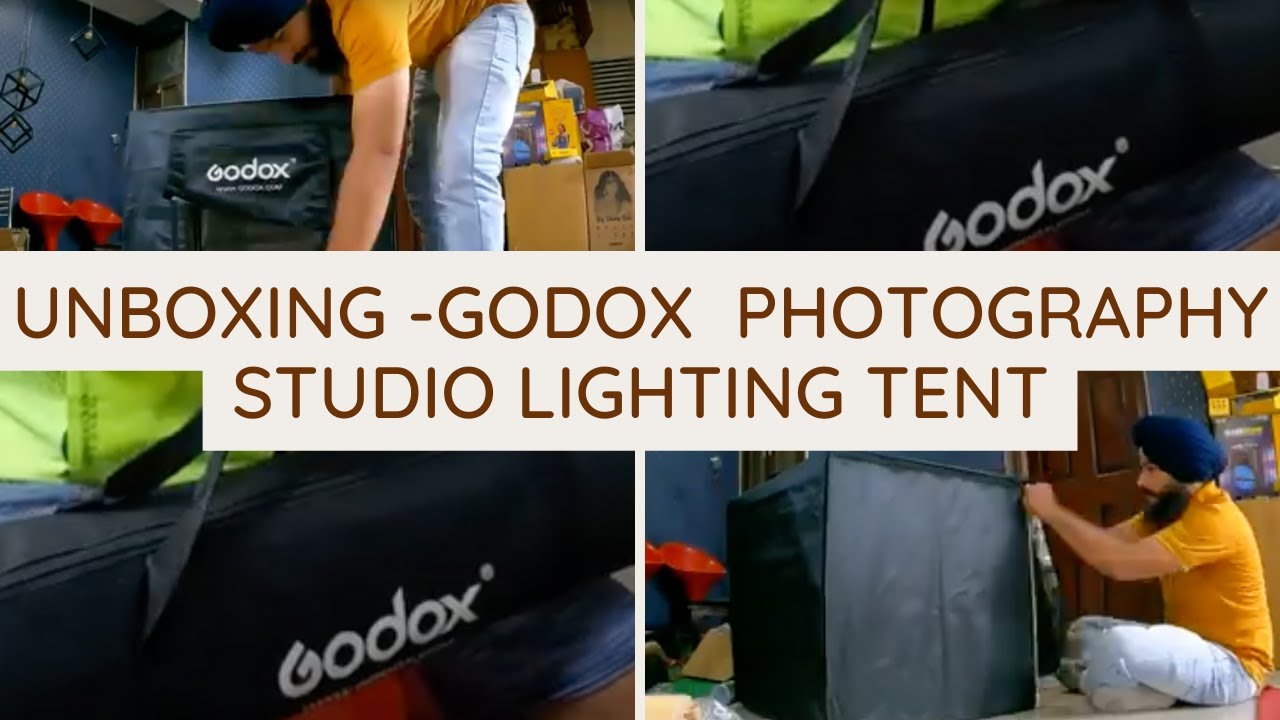 Unboxing - Godox LSD60 Mini Photography Studio Lighting Tent - Product Photography - Made Simple.