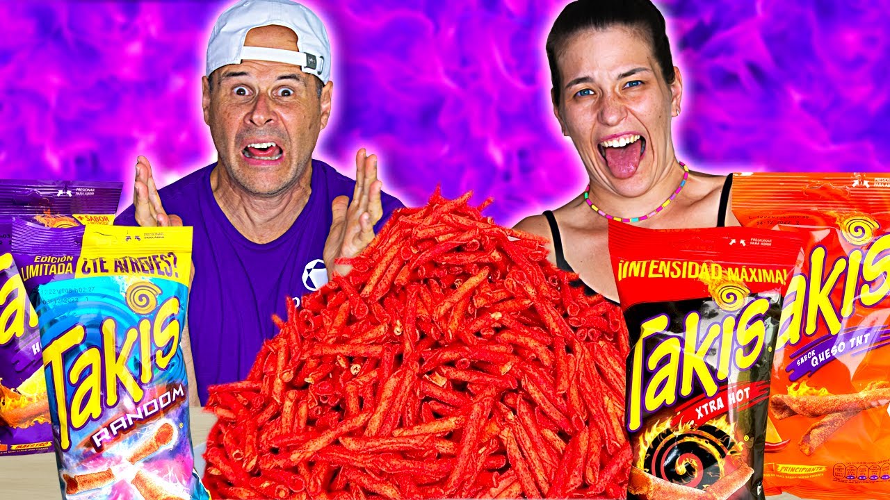 PROBAMOS TAKIS EXTRA PICANTES 🔥🥵 Yippee Family