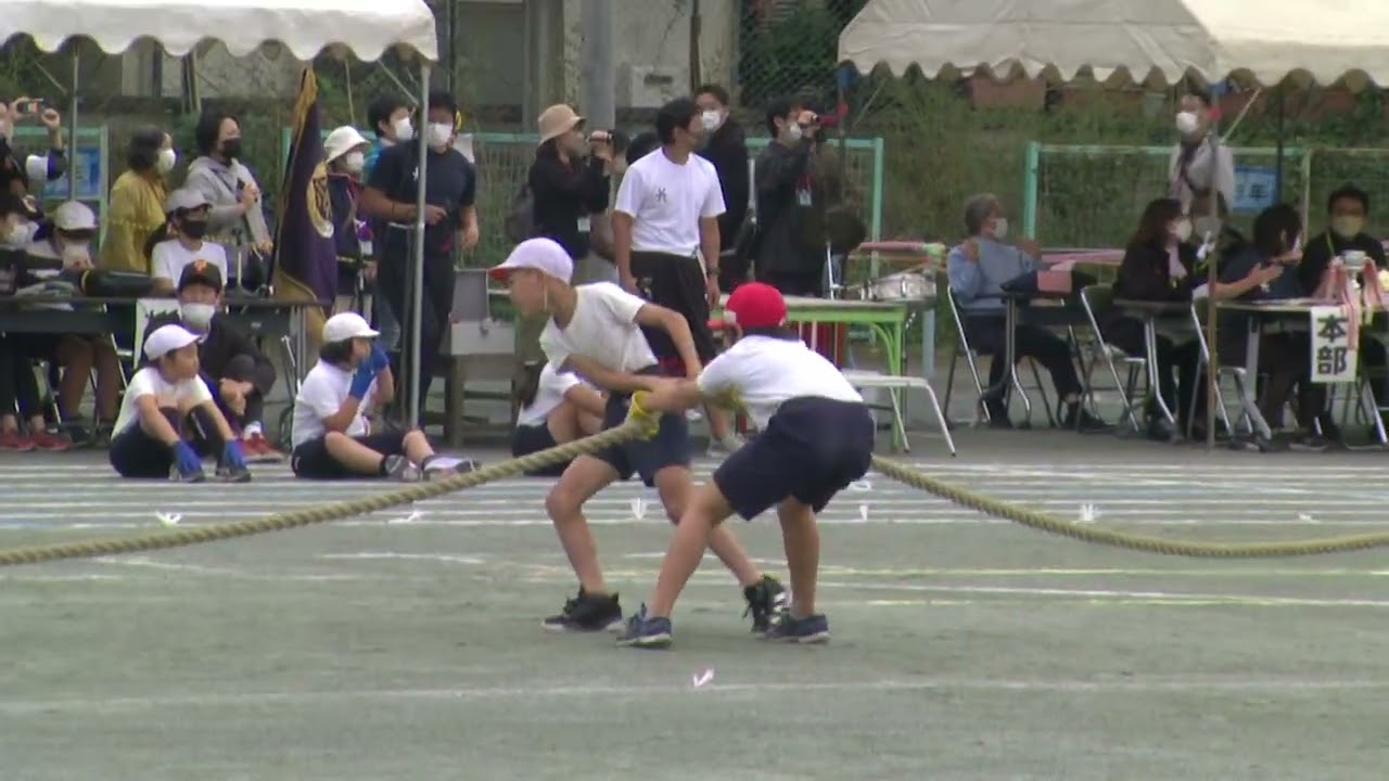 20221022小学校運動会_綱取り1