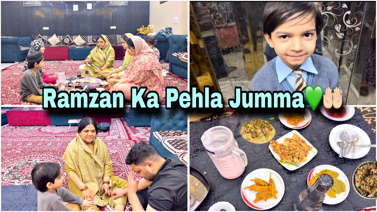 Ramzan Ka Pehla Jumma Mubarak💚 || bhaiyon Ne Li Dua🤲🏻 || Family Vlogs ||