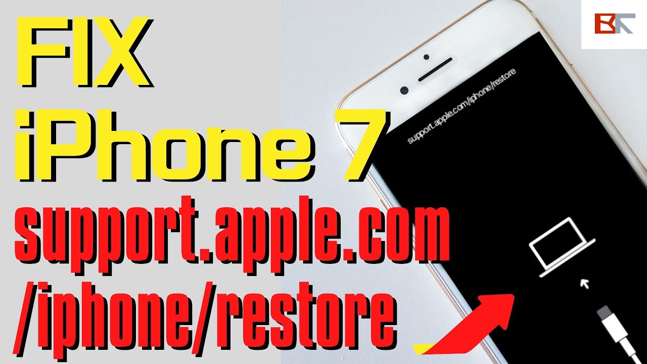 Исправлено: iPhone 7 завис на support.apple.com/iphone/restore? Выйдите из режима восстановления прямо сейчас!