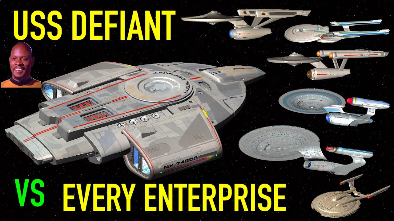 USS Defiant VS Every Enterprise - Star Trek Starship Battles