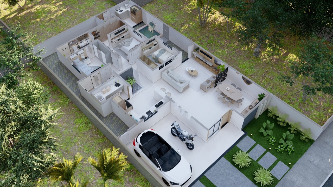 Planta Baixa de Casa para Terreno 10x20