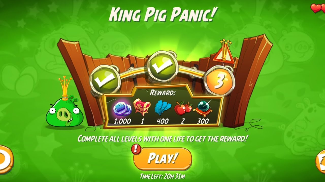 Angry Birds 2 - King 👑 Pig Panic ! 