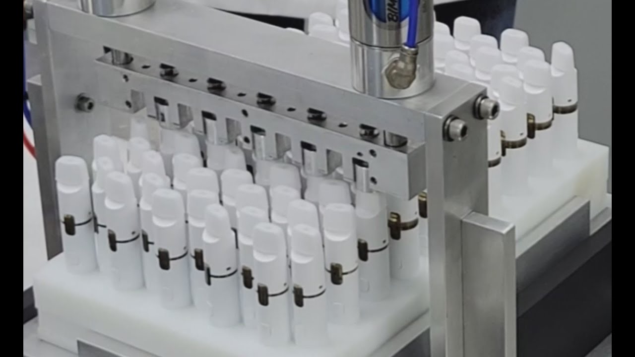Filling D8 Vape Devices at 100 per minute