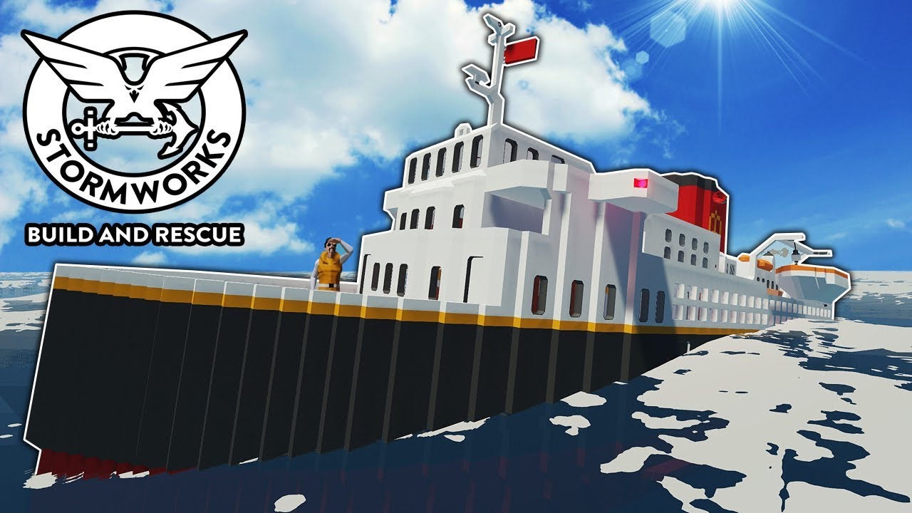 IDIOTS TAKE OVER CRUISE SHIP AND THIS HAPPENED! - Stormworks Gameplay - Sinking Ship Survival