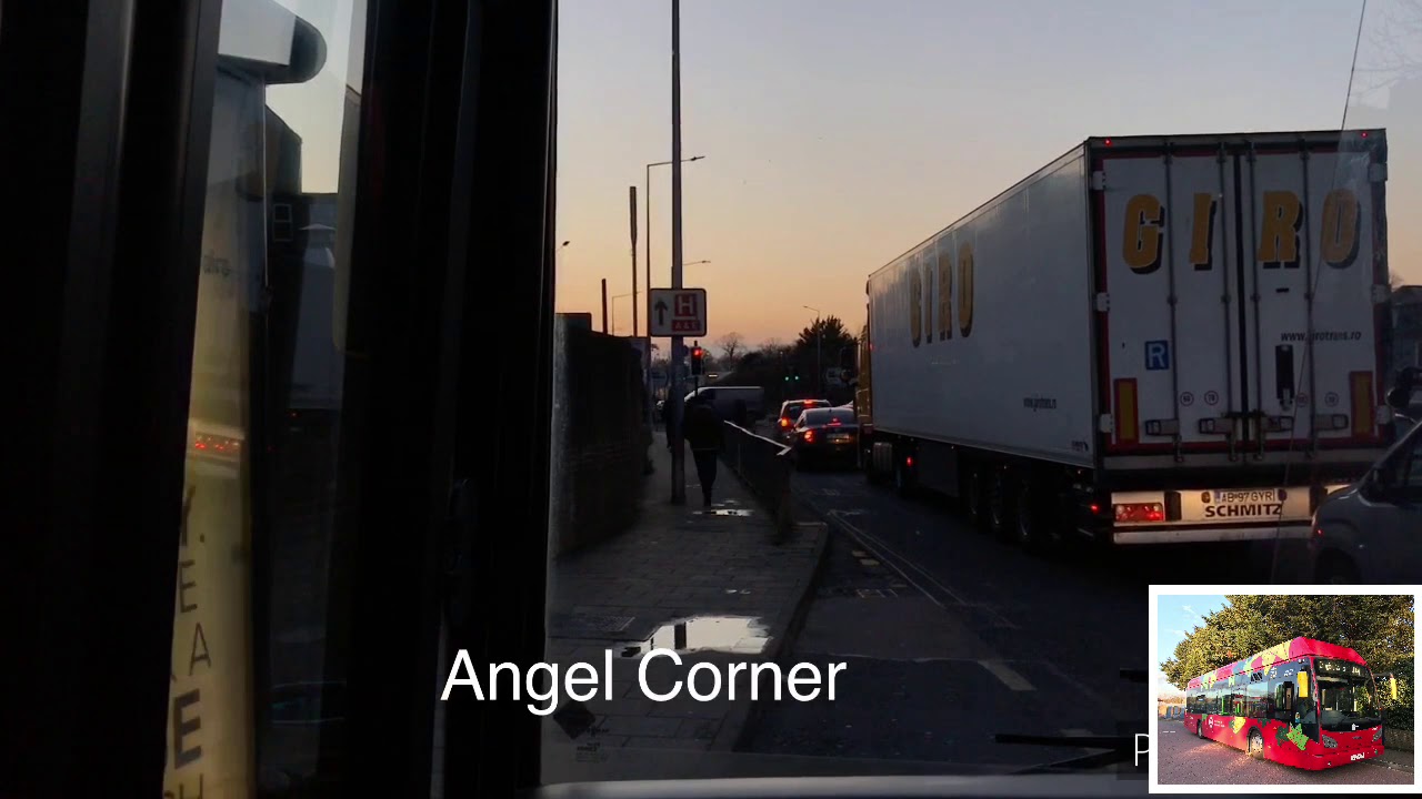 [FULL VISUAL] 444 Chingford Station - Turnpike Lane Station (BH63101 LJ67HTF) Tower Transit