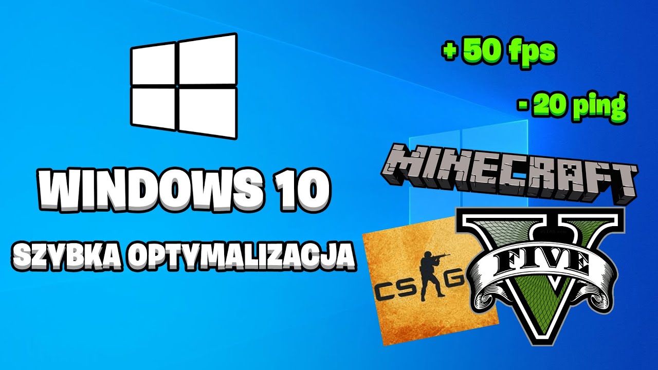 ⚡Windows 10💨Szybka⚡Optymalizacja🔥Poradnik!!