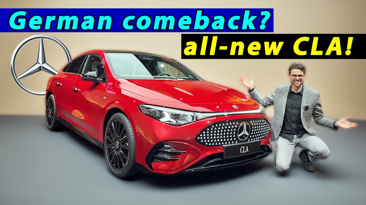A true game changer? all-new Mercedes CLA PREMIERE - electric or petrol!