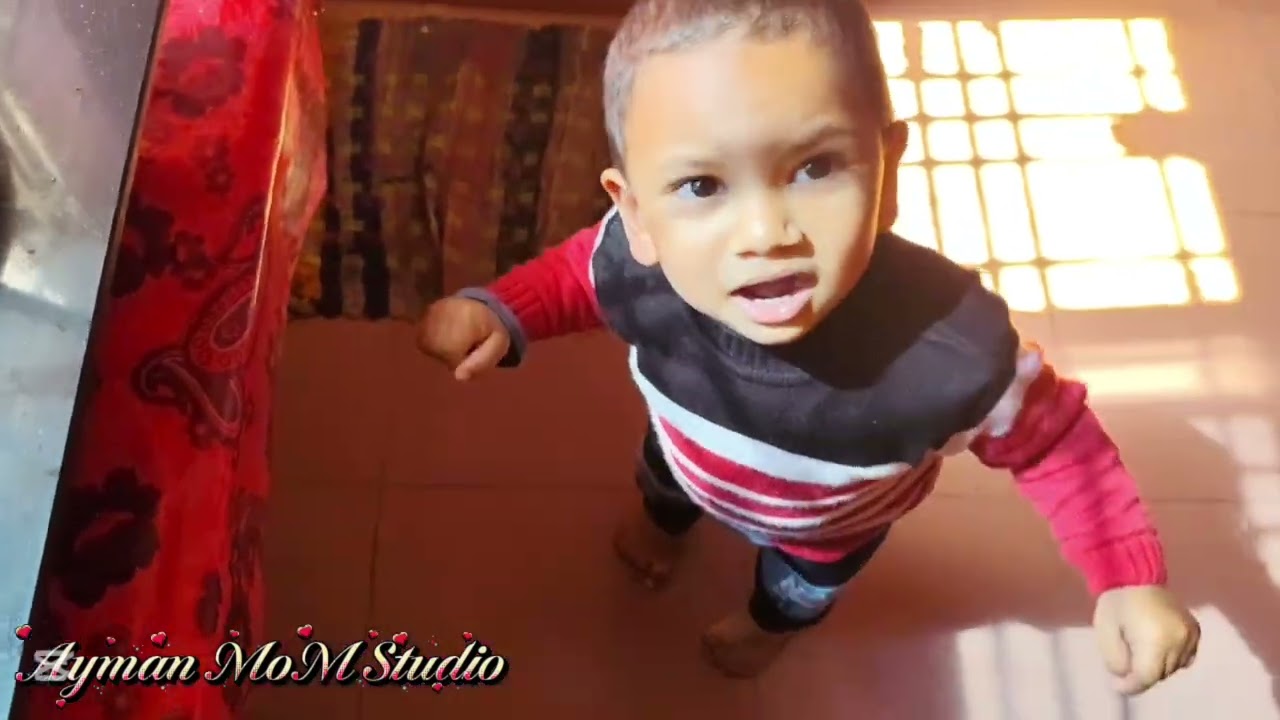 ছেলেকে নিয়ে সারাদিনের কাজ শেষ করে রাতে দোলনায় বসে চাঁদ দেখলাম #Ayman MoM Studio #family volg video