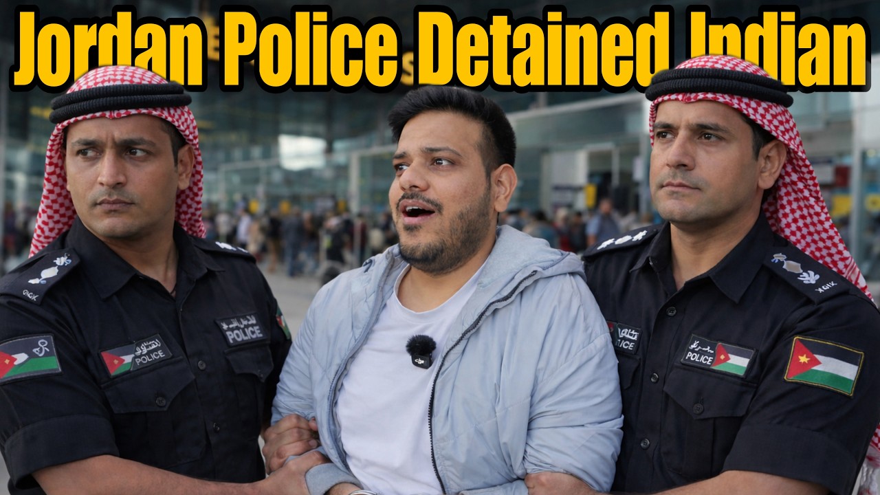 Police Detained Me in Jordan Airport - Serious Matter 😨🇯🇴 |Jordan Road Trip| #Ep-1