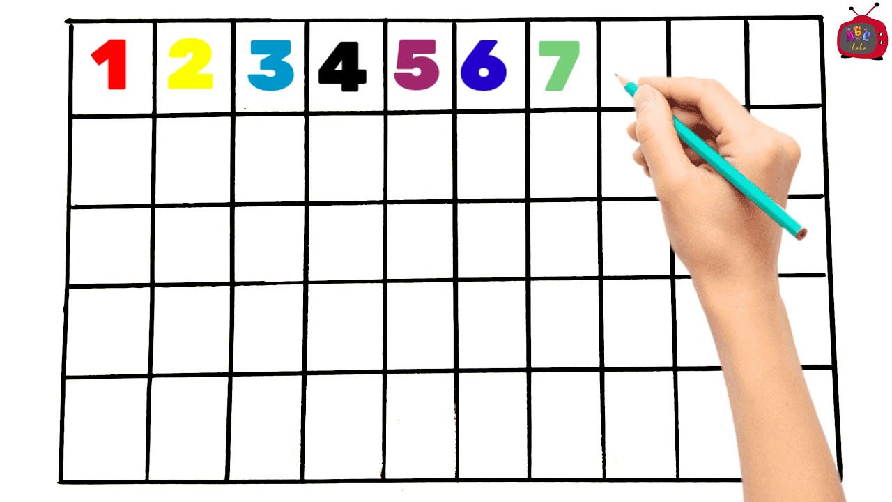 Learn & Write 1 to 50 Numbers ✍️ | Tracing+ Writing Practice for Kids|Fun Math Video - ABC Lulu TV