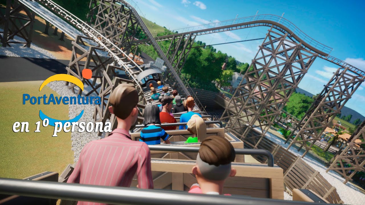 2023 - El Diablo: Tren de la Mina en primera persona - PortAventura en Planet Coaster