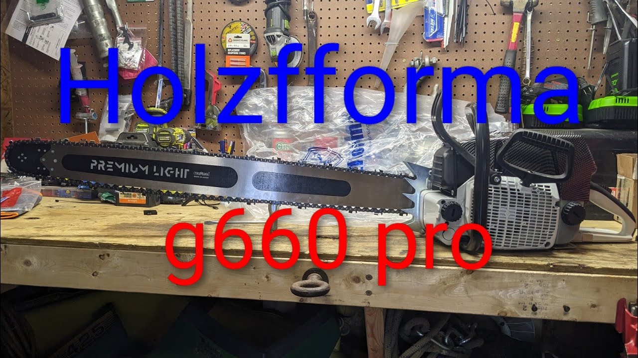 Бензопила Holzfforma G660 Pro: первый запуск и первое впечатление #holzfforma #бензопила #fup #stihl