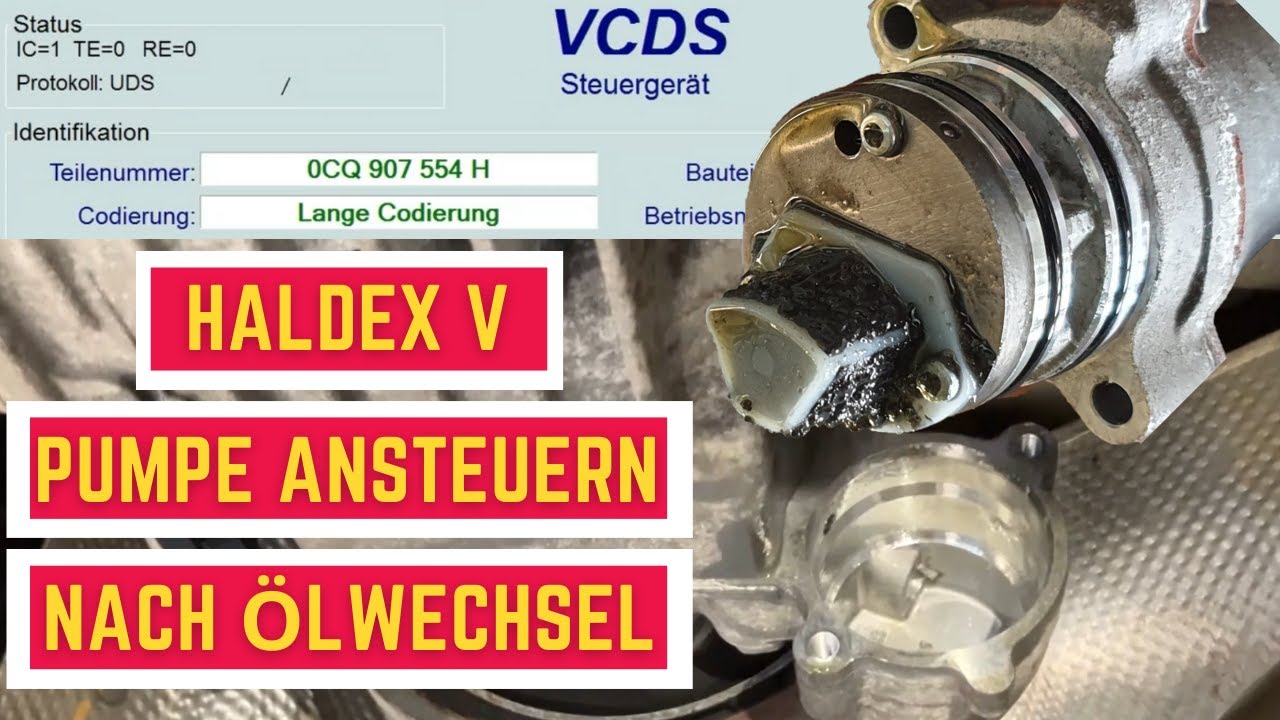 Haldex Gen 5 Ölkreislauf nach Ölwechsel befüllen | Haldex V Vorladepumpe ansteuern | VAG | VCDS