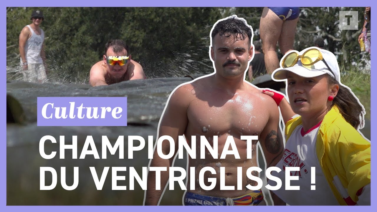 Ils transforment un camping en championnat du monde de ventriglisse 😂