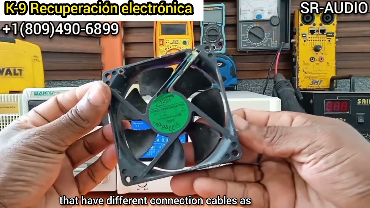 12 Voltios DC ventilador con 3 cables o más, conexión correcta. Ideas rápidas.