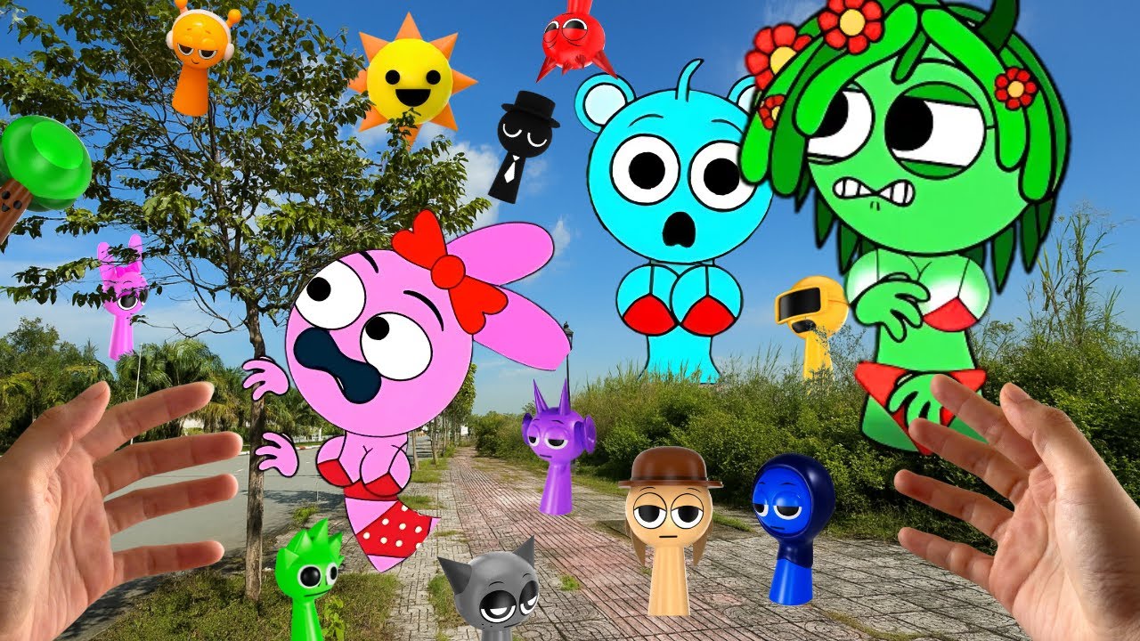 I Found Sprunki in Real Life on the Main Road in the Tech Park! | Incredibox Sprunki #sprunki