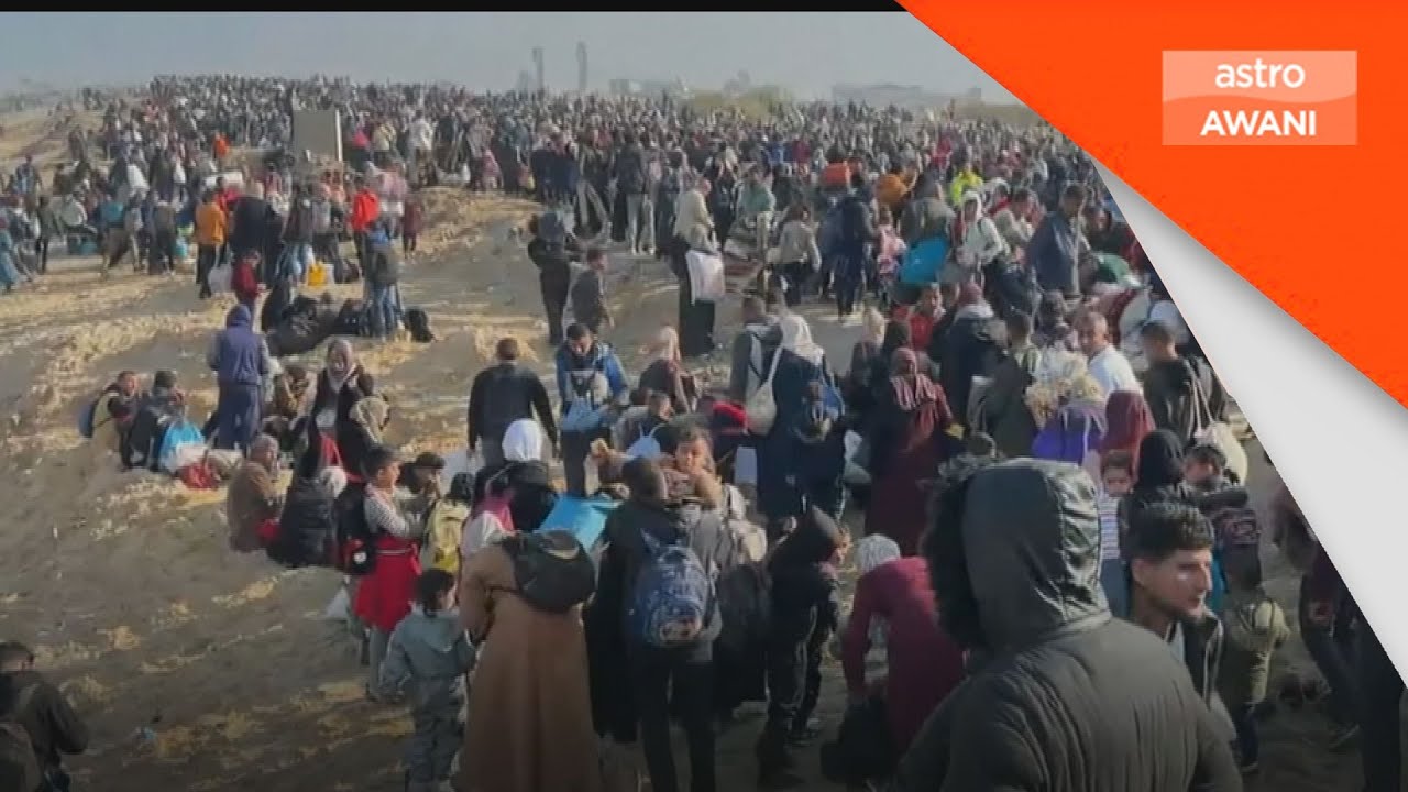 Puluhan ribu rakyat Palestin pulang ke utara Gaza
