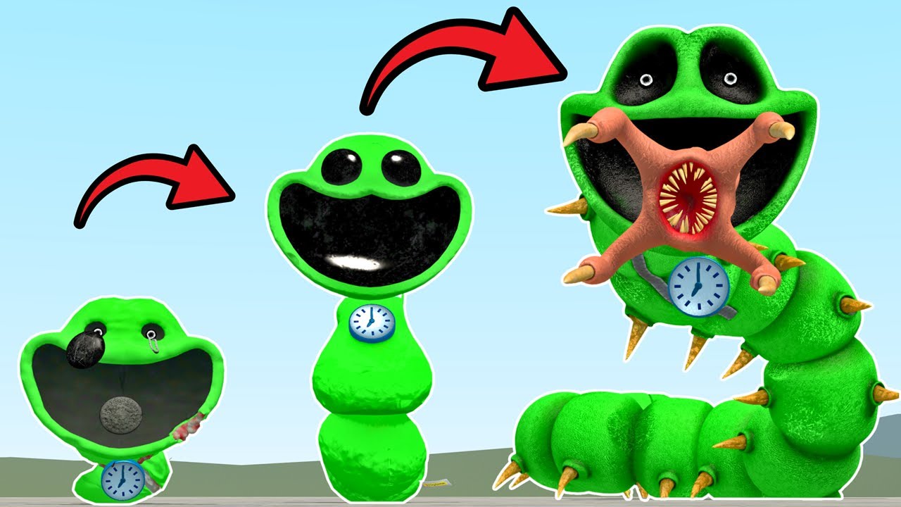NEW EVOLUTION OF FORGOTTEN SMILING CRITTERS EARLY WORM POPPY PLAYTIME CHAPTER 3 In Garry's Mod