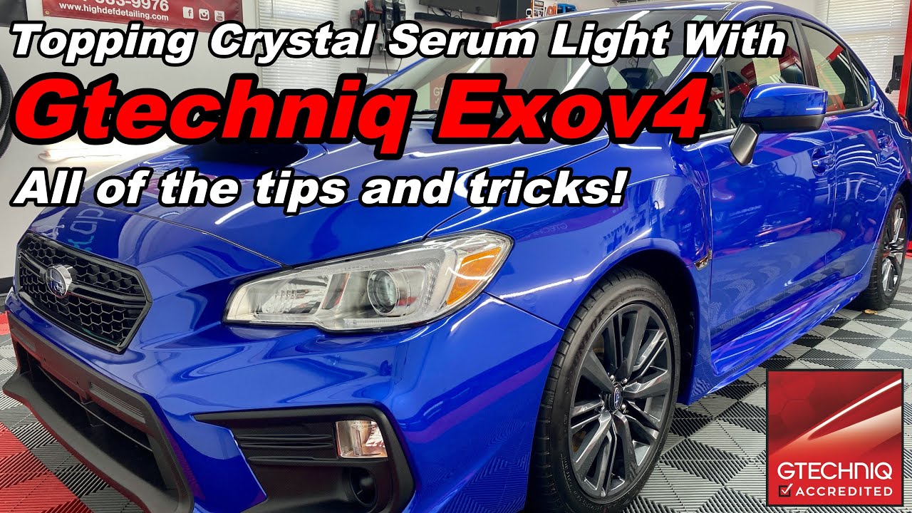Приложение Gtechniq Exov4 // Subaru WRX 2021 // СУПЕР ГЛЯНЦЕВЫЙ!