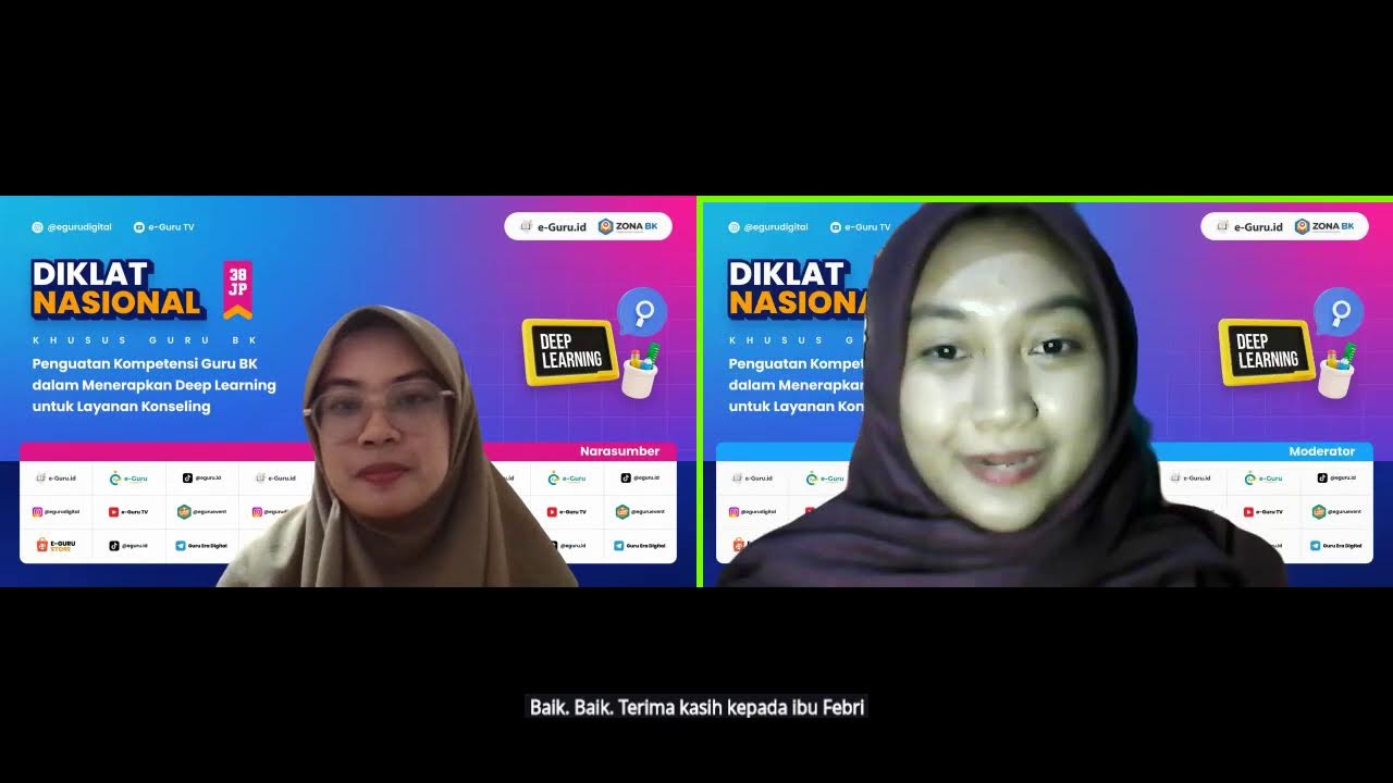 #3 DIKLAT 38JP: PENGUATAN KOMPETENSI GURU BK DALAM MENERAPKAN DEEP LEARNING UNTUK LAYANAN KONSELING