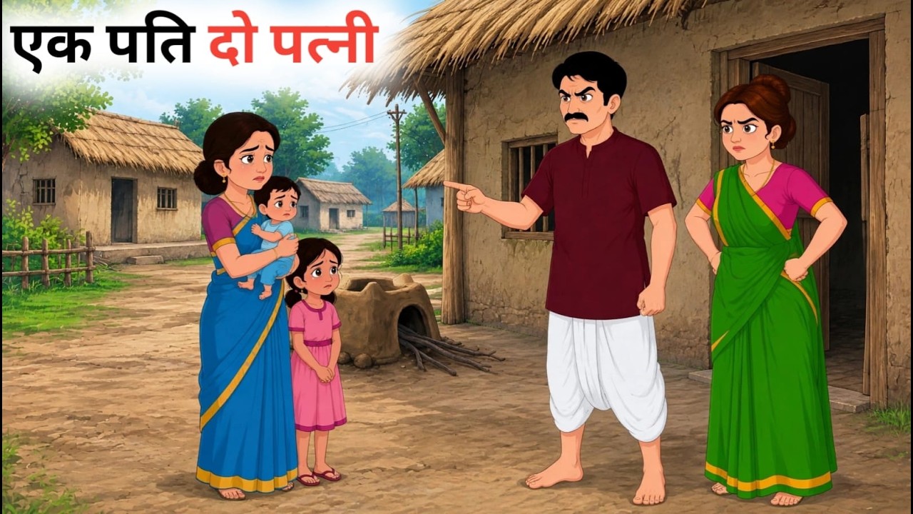 Cheating husband l Hindi stories l moral story l stories l cartoon