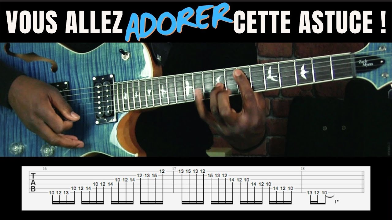 LES 7 MODES SUR UNE SIMPLE ET UNIQUE POSITION (Cours De Guitare)