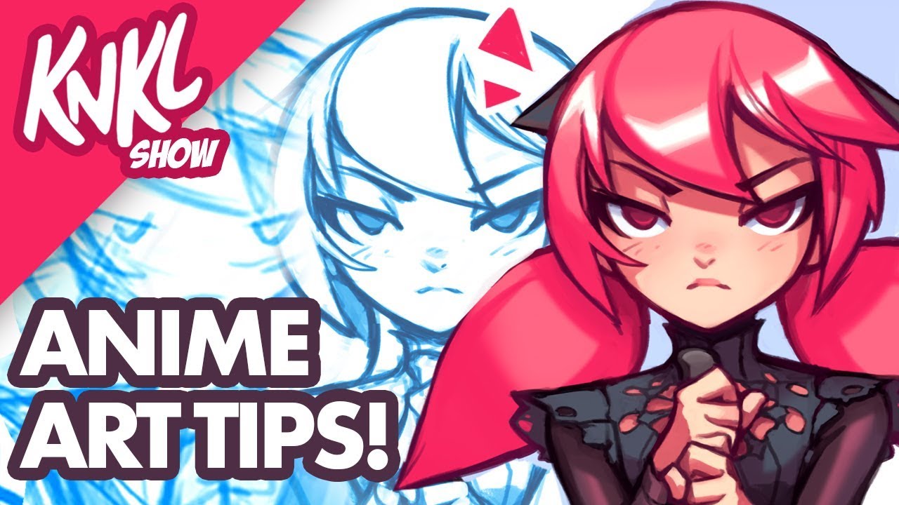 ANIME ART Tutorial | 1hr LIVE demo and PSD walk through!