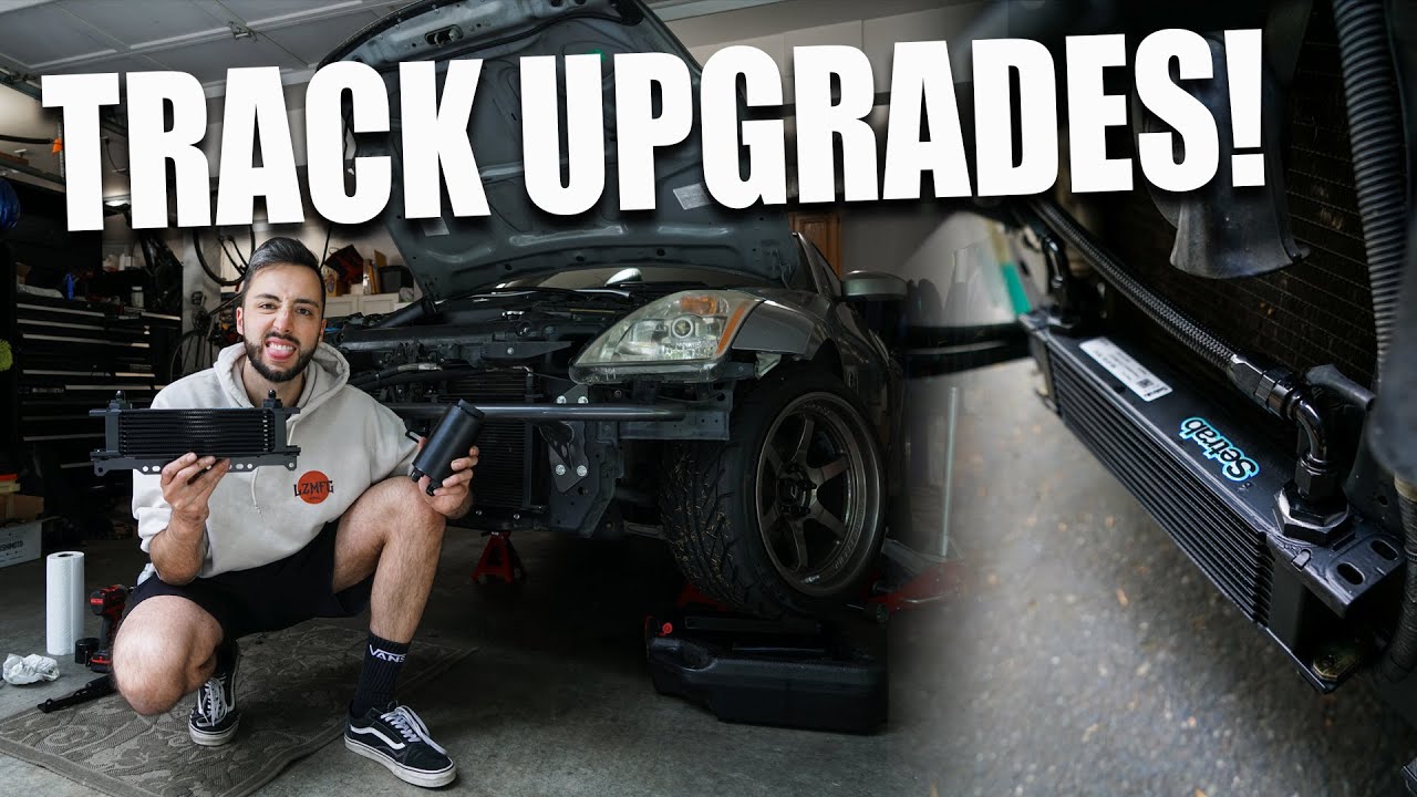 Chase Bays Nissan 350Z Power Steering Cooler Install!