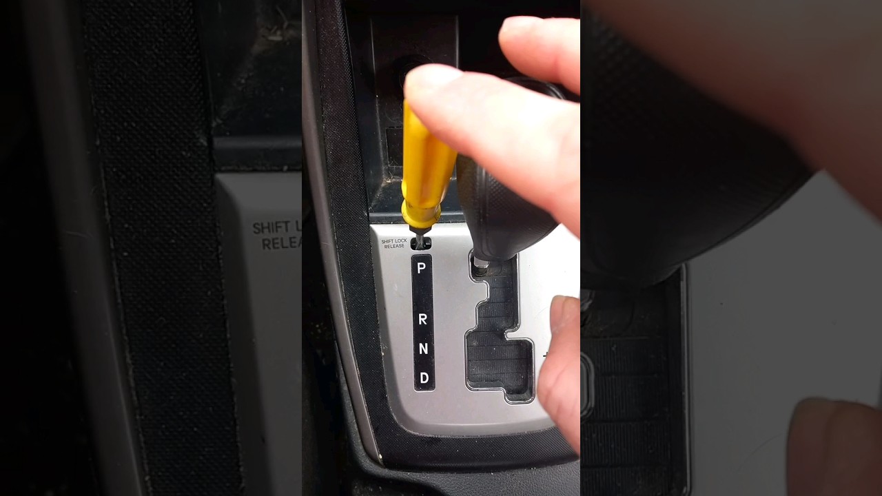hyundai elantra shift lock release