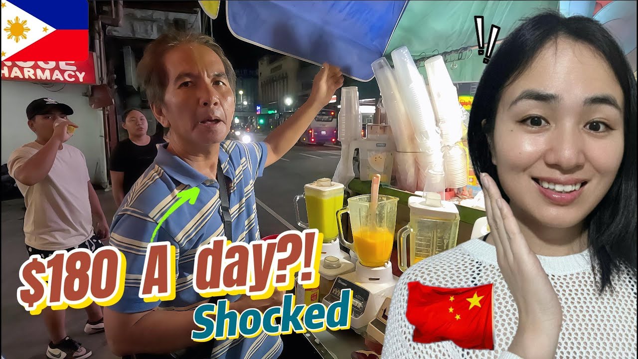 This Filipino Street Vendor Earns ₱10,000 ($180) a Day | Chinese Girl Exploring Cebu