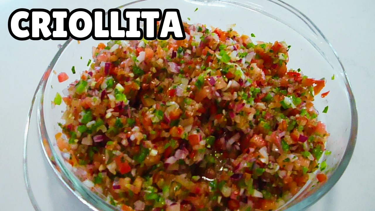 COMO HACER LA RIQU&Iacute;SIMA SALSA CRIOLLA URUGUAYA.