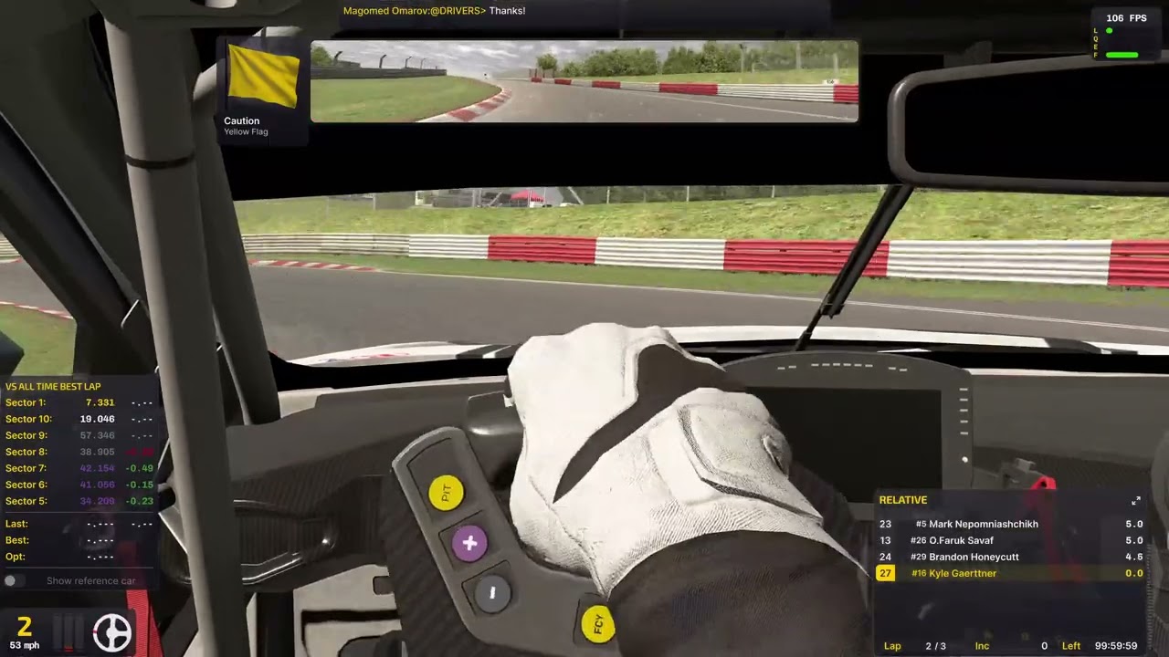 iRacing Week 11 Ring Meister - GT3 (C Class-Fixed) @ Nurburgring Nordschleife