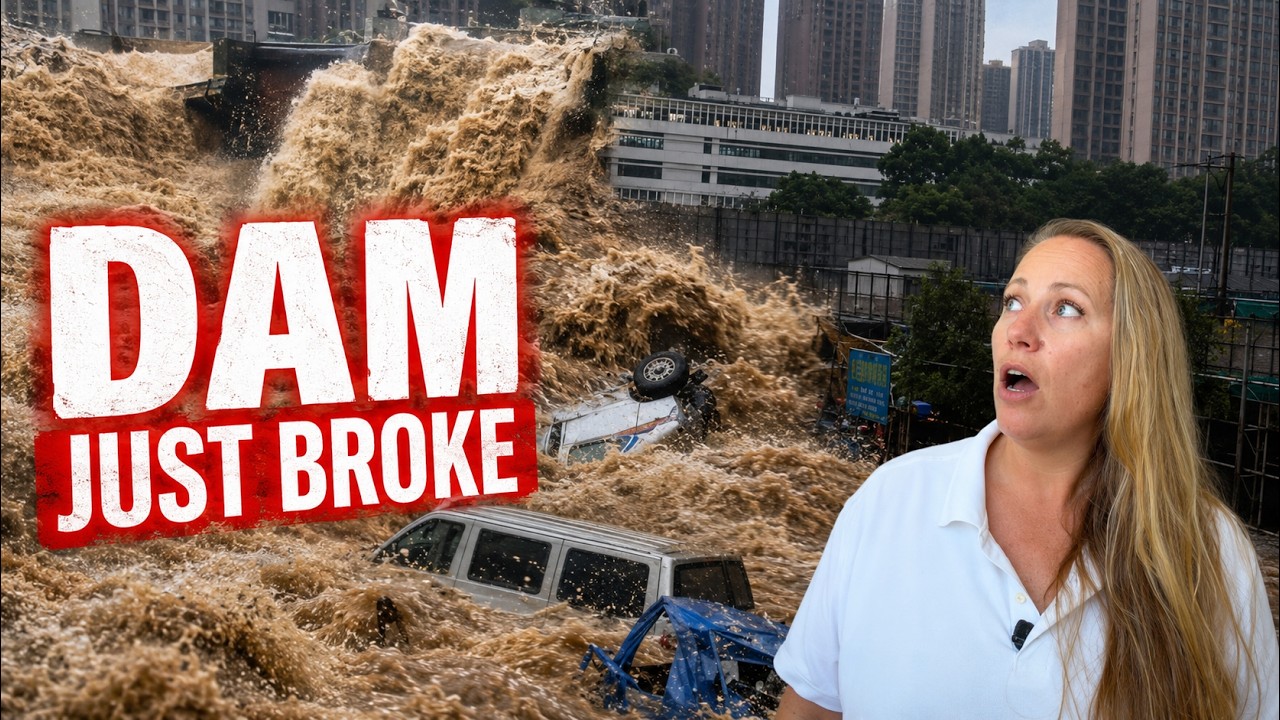 China Dam COLLAPSES on Camera &mdash; 48,000 Flee as Typhoon Maysak Drowns Guangxi in SUDDEN CATASTROPHE