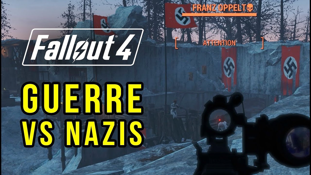FALLOUT 4 UNE ÎLE REMPLIE DE NAZIS ! PT1 (MOD)