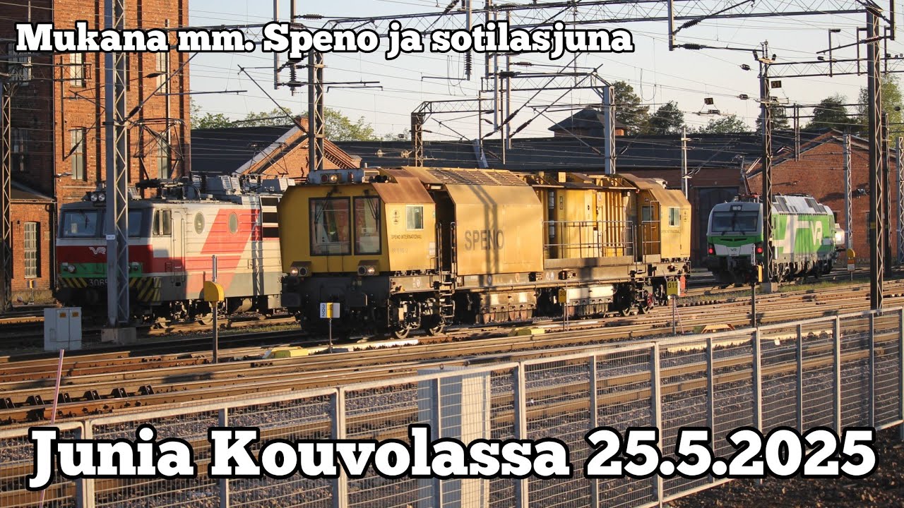 Kouvolan Kuvailut (25.5.2025) || Speno, Destian molemmat Ttk5 ja sotilasjuna!