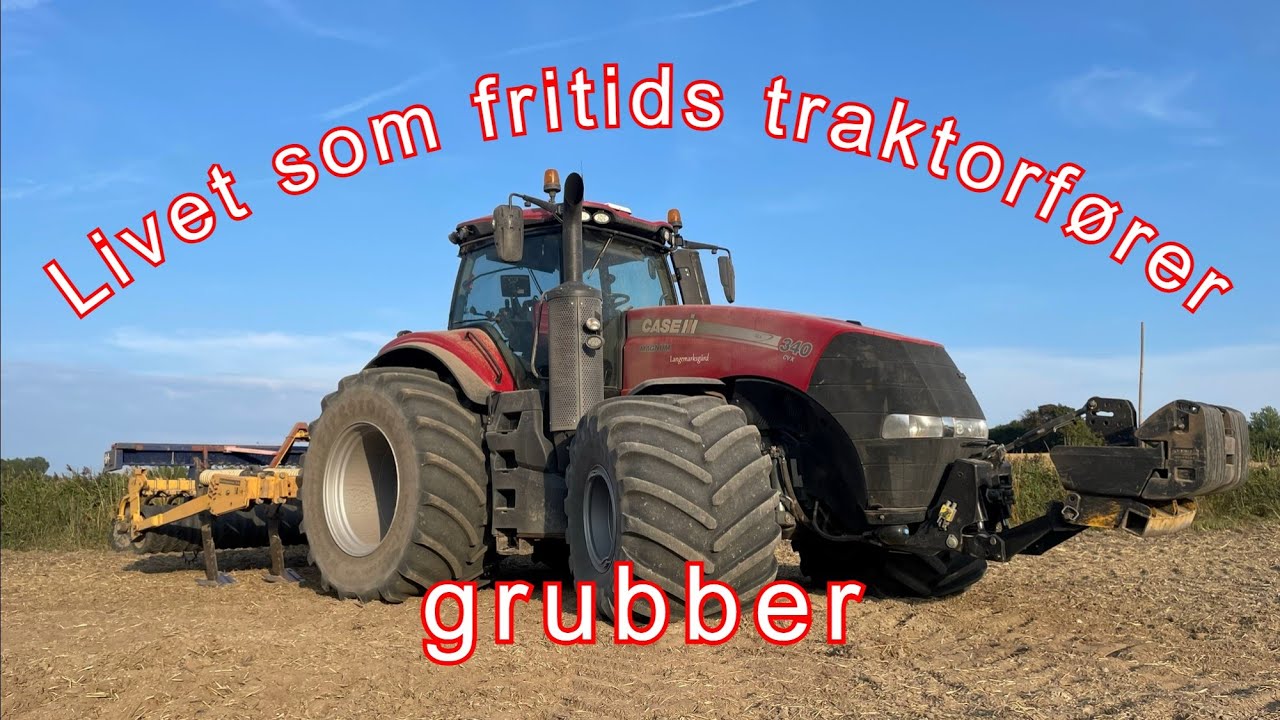 (Livet som fritids traktorfører) harver og grubber det sidste i 2022.